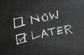 In Praise of Procrastination  – Guest Post by Malcolm Greenhill